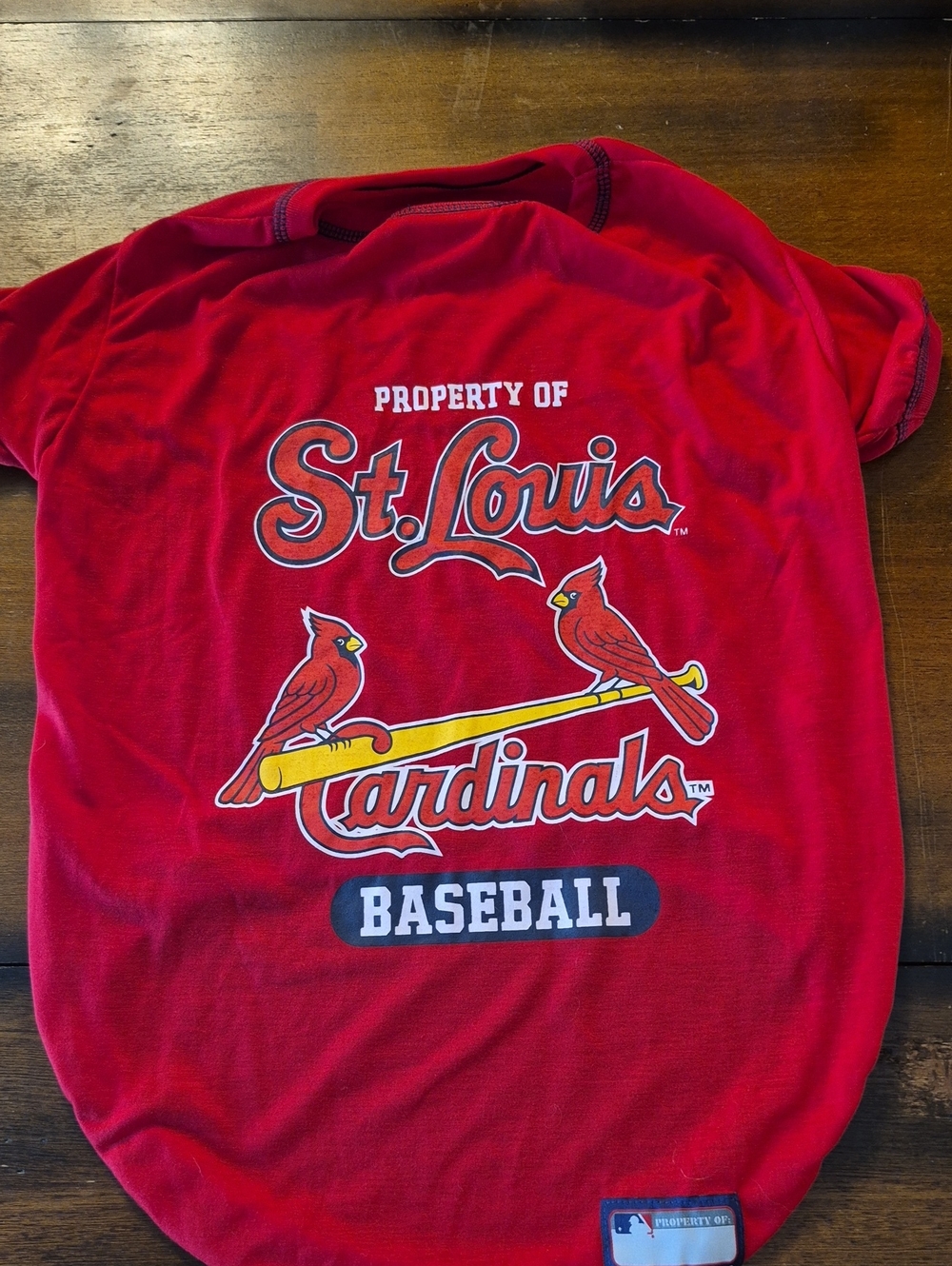 New Never Worn Saint Louis Cardinals Pet Tshirt Size Extra Large